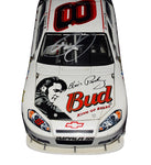 Limited Edition Autographed Dale Earnhardt Jr. Budweiser Racing ELVIS PRESSLEY 30TH ANNIVERSARY Diecast Car Description: High-quality image showcasing the limited edition autographed Dale Earnhardt Jr. #88 Budweiser Racing ELVIS PRESSLEY 30TH ANNIVERSARY diecast car. A captivating collectible honoring both NASCAR and Elvis Presley's 30th anniversary.
