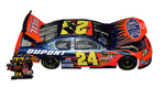 Celebrate Jeff Gordon's legendary career with this exclusive 1/24 scale DuPont TALLADEGA WIN 2007 diecast car. Limited to 7,777 pieces worldwide, it's a valuable addition to your collection.