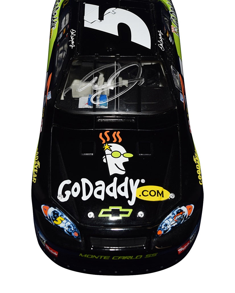 Autographed 2008 Dale Jr. #5 GoDaddy Racing Nationwide 1/24 Diecast Car ...