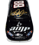 Add this rare autographed 2008 Dale Jr. #88 AMP Diecast Car to your collection. Gun Metal Finish. Certificate of Authenticity included.