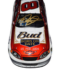 Looking for a unique gift? Consider this autographed 2008 Dale Jr. #88 Budweiser Daytona 500 Winner Diecast Car. Liquid Color signature. COA included.