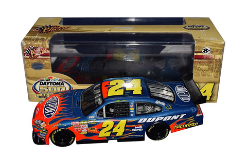AUTOGRAPHED 2008 Jeff Gordon #24 DuPont Racing DAYTONA 500 CAR - Limited Edition NASCAR Diecast. A collector's dream with dual signatures and COA.