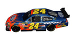 Limited edition 1/24 scale diecast of Jeff Gordon's #24 DuPont Racing car commemorating the 50th Anniversary of the Daytona 500. Autographed by Jeff Gordon with a Certificate of Authenticity included.