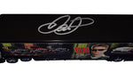 Witness the autograph acquisition process as Dale Earnhardt Jr. signs the AMP Energy (All Various Flavors) NASCAR hauler during an exclusive public/private signing event, with HOT Passes access to the garage area.