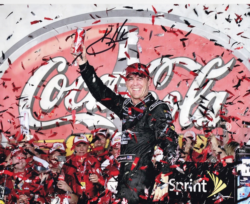 Autographed 2011 Kevin Harvick #29 COCA-COLA 600 WIN 8x10 Photo COA