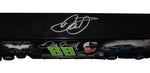 Witness the autograph acquisition process as Dale Earnhardt Jr. signs the Batman Dark Knight Rises MICHIGAN RACE WIN NASCAR hauler during exclusive public/private signings, with HOT Passes access to the garage area.