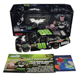 Autographed 2012 Dale Earnhardt Jr. #88 Batman Dark Knight Rises MICHIGAN WIN Diecast Car Description: Close-up image of the autographed 2012 Dale Earnhardt Jr. #88 Batman Dark Knight Rises MICHIGAN WIN diecast car, featuring the dynamic design and Dale Earnhardt Jr.'s authentic signature. A rare gem for NASCAR and Batman fans alike.