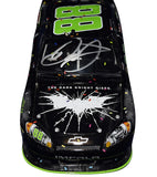 Limited Edition Autographed Dale Earnhardt Jr. Batman Dark Knight Rises MICHIGAN WIN Diecast Car Description: High-quality image showcasing the limited edition autographed Dale Earnhardt Jr. #88 Batman Dark Knight Rises MICHIGAN WIN diecast car. A thrilling collectible fusing the world of NASCAR and the legendary Batman franchise.