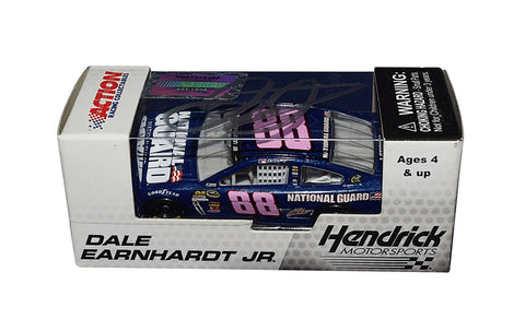 Autographed 2013 Dale Earnhardt Jr. #88 National Guard Racing Pink Car Diecast | Signed NASCAR Collectible with Certificate of Authenticity