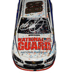 Limited Edition Autographed Dale Earnhardt Jr. National Guard DAYTONA 500 WIN Diecast Car Description: High-quality image showcasing the limited edition autographed Dale Earnhardt Jr. #88 National Guard DAYTONA 500 WIN diecast car. A thrilling collectible symbolizing victory and the passion of NASCAR.