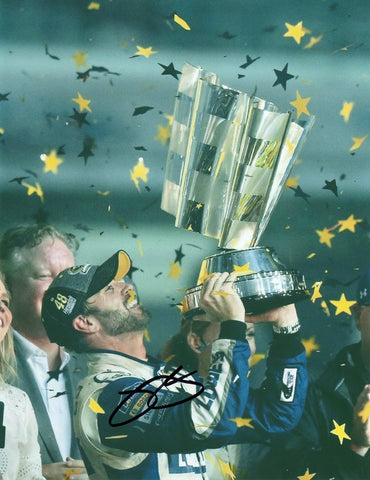 Autographed 2016 Jimmie Johnson #48 Lowes Racing 7X NASCAR CHAMPION signed 9x11 inch NASCAR glossy photo with Certificate of Authenticity (COA).