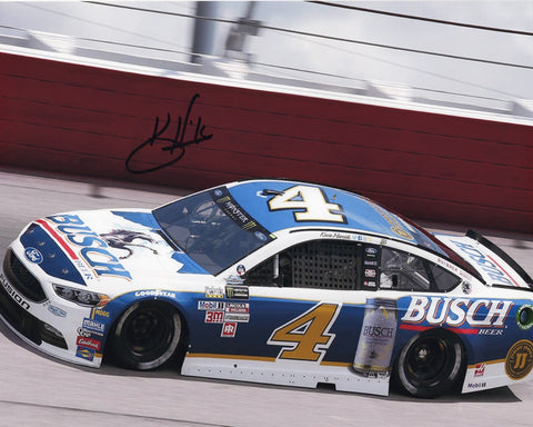 Own a piece of NASCAR history with this autographed 2018 Kevin Harvick #4 Busch Beer Racing Darlington Throwback 8x10 photo. Obtained through exclusive signings and garage access via HOT Passes, it comes with a Certificate of Authenticity and a 100% lifetime guarantee. Limited stock—act now!