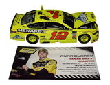 Ideal Gift for NASCAR Fans Searching for the perfect gift for a NASCAR enthusiast? This autographed Ryan Blaney diecast car is a unique and cherished present.