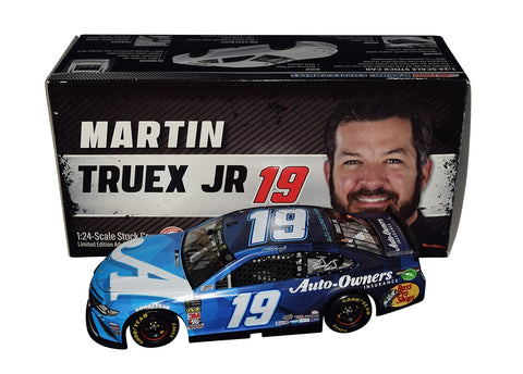 AUTOGRAPHED 2019 Martin Truex Jr. #19 Auto-Owners Insurance (Joe Gibbs Racing) Monster Cup Series Signed Lionel 1/24 Scale NASCAR Diecast Car with COA (#258 of only 829 produced)