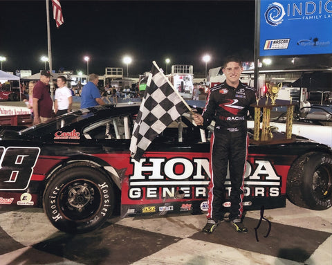 Capture the thrilling victory of the 2019 Nick Sanchez #98 Honda SUMMER SIZZLER WIN at Myrtle Beach Speedway! This autographed 8x10 inch photo is a genuine NASCAR collectible, complete with a Certificate of Authenticity for added assurance.