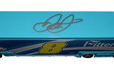 Witness the autograph acquisition process as Dale Earnhardt Jr. signs the Filter Time Racing NASCAR E-LEAGUE hauler during exclusive public/private signings, with HOT Passes access to the garage area.