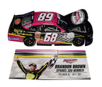 Brandon Brown #68 Larry's Hard Lemonade Diecast Car - Limited Edition Signed Collectible - Experience the Thrill