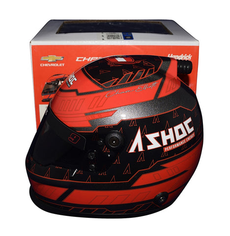 Capture NASCAR Excellence: Secure an autographed 2021 Chase Elliott #9 ASHOC Energy Mini Helmet, showcasing your passion for NASCAR and one of its brightest stars.
