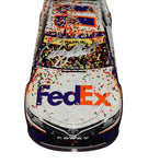 Own a piece of Denny Hamlin's historic 2021 Las Vegas win with the Autographed #11 FedEx Racing Diecast Car. Limited edition #017 of 149, with exclusive signatures obtained through exclusive public/private signings and HOT Pass garage access. It comes with a Certificate of Authenticity (COA) – perfect for NASCAR fans and collectors.