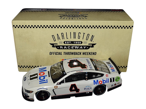 Autographed Kevin Harvick Mobil 1 Racing Darlington Throwback Diecast Car - Limited Edition Collectible