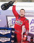 Autographed 2021 Ryan Preece #17 Hunt Brothers NASCAR photo showcasing his victory at Nashville Superspeedway.