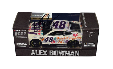 Autographed 2022 Alex Bowman #48 Ally Racing BEST FRIENDS Diecast Car | NASCAR Collectible