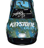 Detailed view of the Autographed 2022 Austin Cindric #2 Keystone Light Racing ROOKIE CONTENDER Diecast Car, highlighting Austin Cindric's signature, symbolizing authenticity and the beginning of his remarkable racing career.