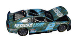 Gift with a guarantee - Autographed Keystone Light Racing Diecast Car, backed by a lifetime authenticity guarantee. A remarkable addition to any collection and an ideal gift for racing enthusiasts."