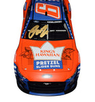 Detailed view of the Autographed 2022 Brad Keselowski #6 Kings Hawaiian Pretzel Slider Buns Diecast Car, showcasing Brad Keselowski's signature, symbolizing authenticity and racing excellence.