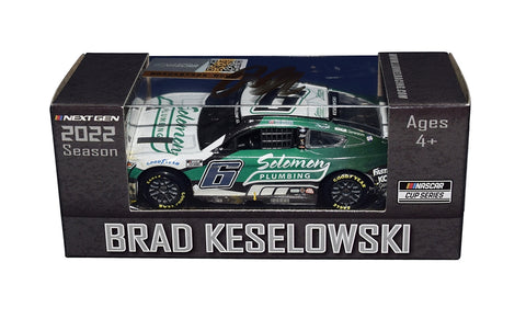 AUTOGRAPHED 2022 Brad Keselowski #6 Soloman Plumbing BRISTOL DIRT RACED VERSION Diecast Car, a thrilling addition to any NASCAR enthusiast's collection.