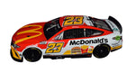 Exclusive Autographed Lionel 1/24 Scale NASCAR Diecast Car - Celebrating Bubba Wallace's #23 McDonald's Toyota Car