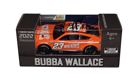 Autographed 2022 Bubba Wallace #23 Wheaties Toyota Diecast Car | 23XI Racing