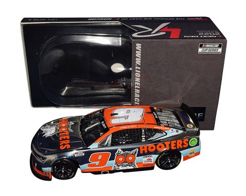 Autographed Chase Elliott Hooters Racing Rare Color Chrome Diecast Car - Limited Edition Collectible