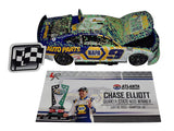 Looking for the perfect gift for a racing fan? Consider this Chase Elliott #9 NAPA Racing ATLANTA WIN diecast car, a unique and treasured present.