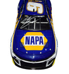 Chase Elliott signature collector's item - A must-have for racing fans, showcasing the excitement of NASCAR through Elliott's autograph on this exceptional diecast car.