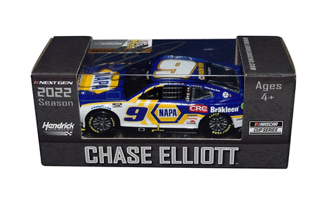 Limited-edition 1/64 scale collectible featuring Chase Elliott's autograph - a prized possession for NAPA Racing fans and NASCAR aficionados.