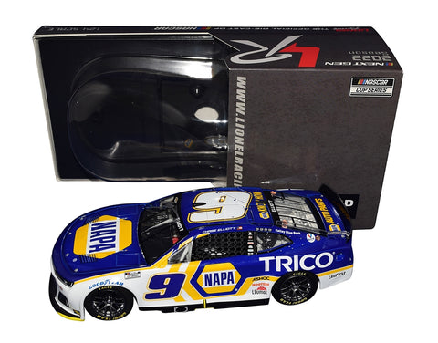 Commemorate Chase Elliott's remarkable NASCAR journey with this AUTOGRAPHED 2022 NAPA Racing TRICO Diecast Car - COA included.