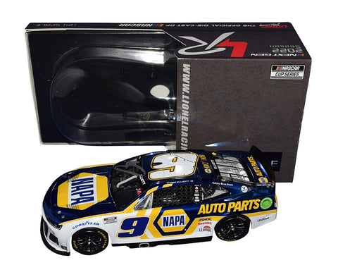 Experience the thrill with the AUTOGRAPHED Chase Elliott #9 NAPA Racing COLOR CHROME Diecast Car, a rare gem limited to only 240 pieces. This collectible showcases a striking side view, and each signature is guaranteed for authenticity with our COA.