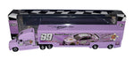 AUTOGRAPHED 2022 Daniel Suarez #99 Tootsies Orchid Lounge (Kid Rock's Nashville Bar) Trackhouse Racing 1/64 Scale NASCAR Authentics Hauler Transporter with COA