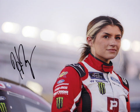 Get a taste of the action with the AUTOGRAPHED 2022 Hailie Deegan #07 Pristine Auction Racing 8x10 Inch NASCAR Photo. This exclusive collector's piece captures a heart-pounding moment on Pre-Race Pit Road. Hailie Deegan personally autographed this photo, ensuring its authenticity and collectible value. All our signatures are acquired through exclusive signings and coveted garage area access via HOT Passes. 