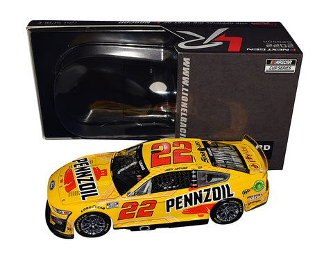 Autographed Joey Logano #22 Pennzoil Racing CHAMPIONSHIP SEASON Diecast Car - Limited Edition Collectible - NASCAR