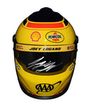 Elevate your NASCAR memorabilia with an autographed 2022 Joey Logano #22 Pennzoil Mini Helmet, a tribute to his remarkable career. COA provided.