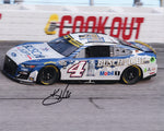 Immerse yourself in the nostalgia of NASCAR's Darlington Throwback with this autographed 2022 Kevin Harvick #4 Busch Light Racing 8x10 photo. Each signature represents authenticity, obtained through exclusive signings and HOT Pass access to the garage area. A must-have for NASCAR enthusiasts.