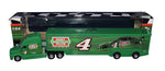 Experience NASCAR magic with the AUTOGRAPHED 2022 Kevin Harvick #4 Hunt Brother Pizza Racing 1/64 Scale Transporter Hauler Diecast. Each signature is an exclusive result of public/private signings and garage area access via HOT Passes. Your purchase includes a Certificate of Authenticity and our 100% lifetime guarantee. A perfect gift or collectible.