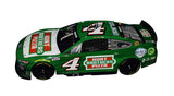 Add the Autographed 2022 Kevin Harvick #4 Hunt Brother Pizza Racing Diecast Car to your collection. This 1/24 scale Lionel NASCAR collectible is a rare find, being one of only 684 ever produced and numbered #303. The signature is personally obtained through exclusive signings and garage area access via HOT Passes, guaranteeing its authenticity. A Certificate of Authenticity (COA) is included with every purchase, backed by a 100% lifetime guarantee. 