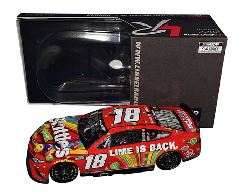 Autographed 2022 Kyle Busch Skittles Racing Lime is Back Diecast Car - Limited Edition Collectible