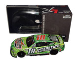 Capture the thrill of NASCAR history with the Autographed 2022 Kyle Busch #18 Interstate Batteries Diecast Car, limited edition #0923 of 1,032. Exclusive signatures acquired through public/private signings and HOT Pass access. Includes a Certificate of Authenticity (COA) – the perfect gift for racing enthusiasts.