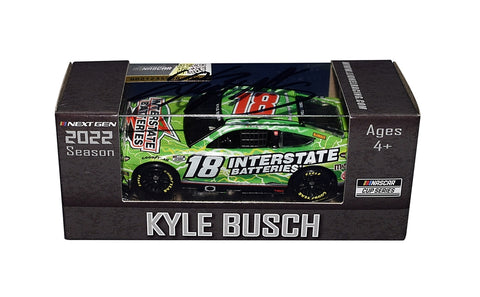 Autographed Kyle Busch #18 Interstate Batteries Next Gen Diecast Car - Joe Gibbs Racing