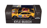 Autographed 2022 Kyle Busch #18 M&Ms Racing DARLINGTON THROWBACK Diecast Car - Next Gen Car with Exclusive Signature