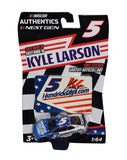 AUTOGRAPHED 2022 Kyle Larson #5 Hendrick Racing PATRIOTIC USA Diecast Car, a patriotic gift for NASCAR aficionados and collectors alike.